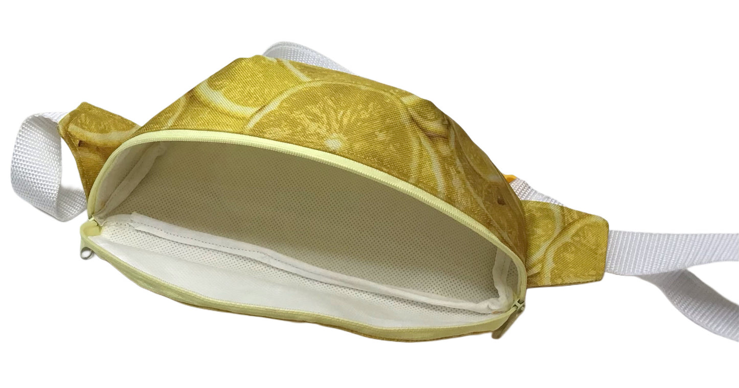Handmade Bauchtasche Zitrone