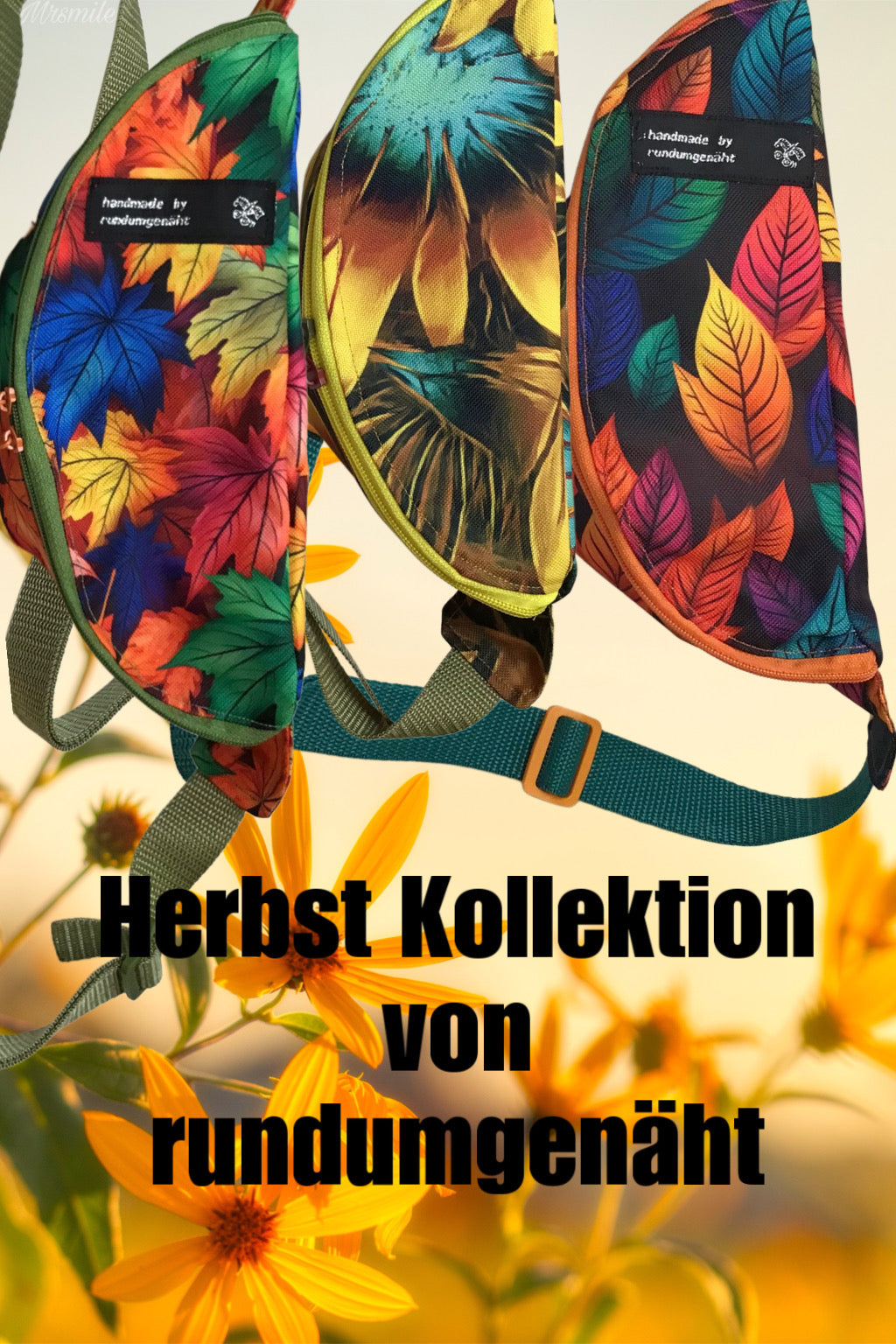 Bauchtasche wasserabweisend bunt