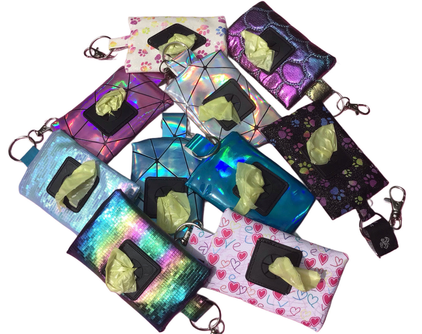 Tasche für Hundebeutel glitzer