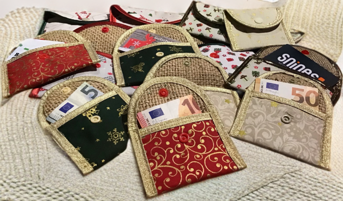 Geschenktasche rot gold