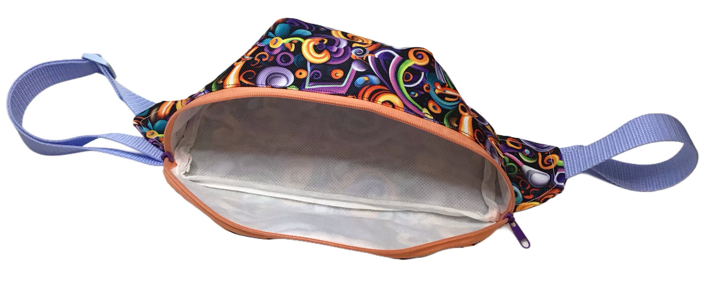 Bauchtasche aus wasserabweisendem Baumwollstoff