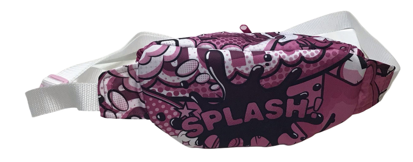 Handgefertigte Bauchtasche Magenta