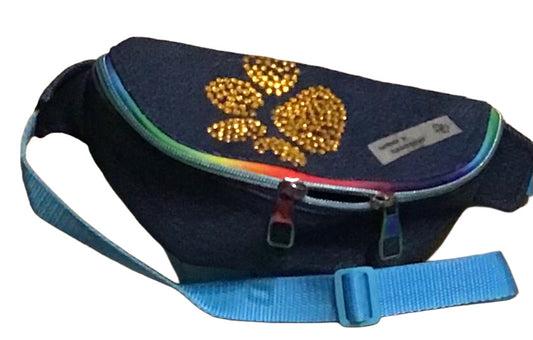 Upcycling Bauchtasche Jeans Unikat