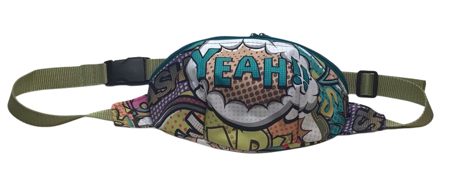 Handgefertigte Bauchtasche Comic