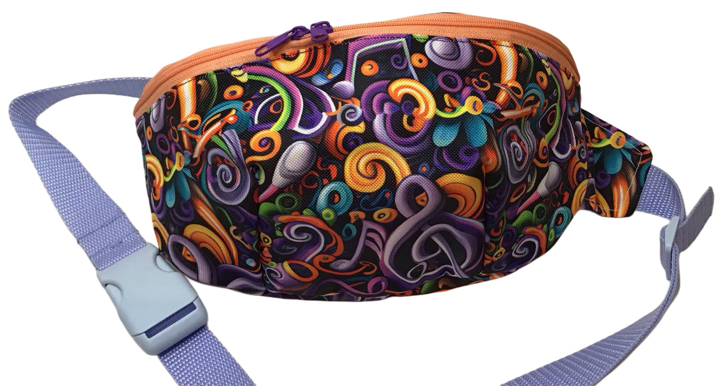 Bauchtasche aus wasserabweisendem Baumwollstoff