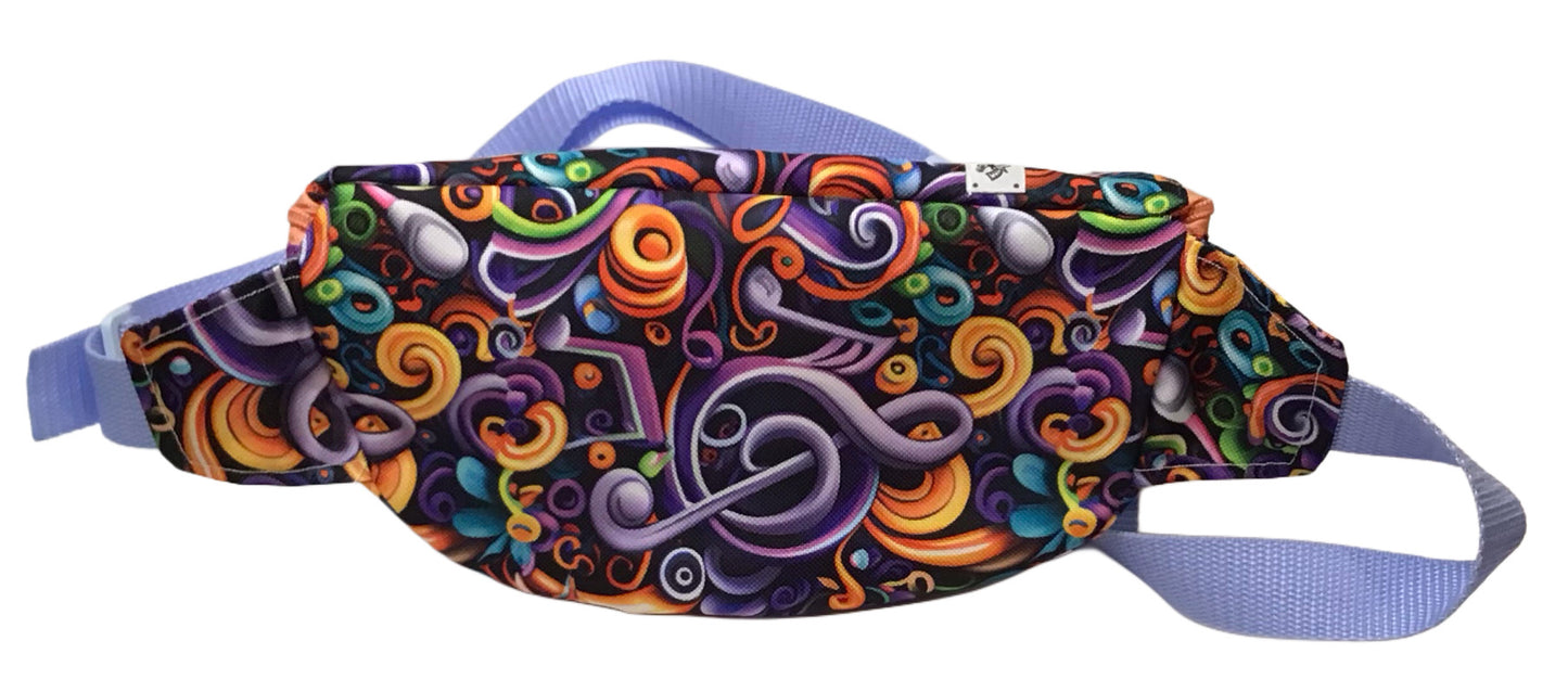 Bauchtasche aus wasserabweisendem Baumwollstoff