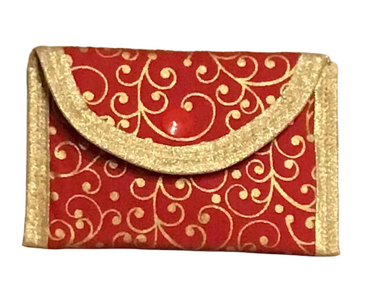 Geschenktasche rot gold