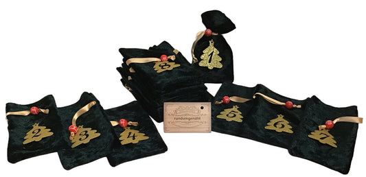 Adventskalender Säckchen Samt