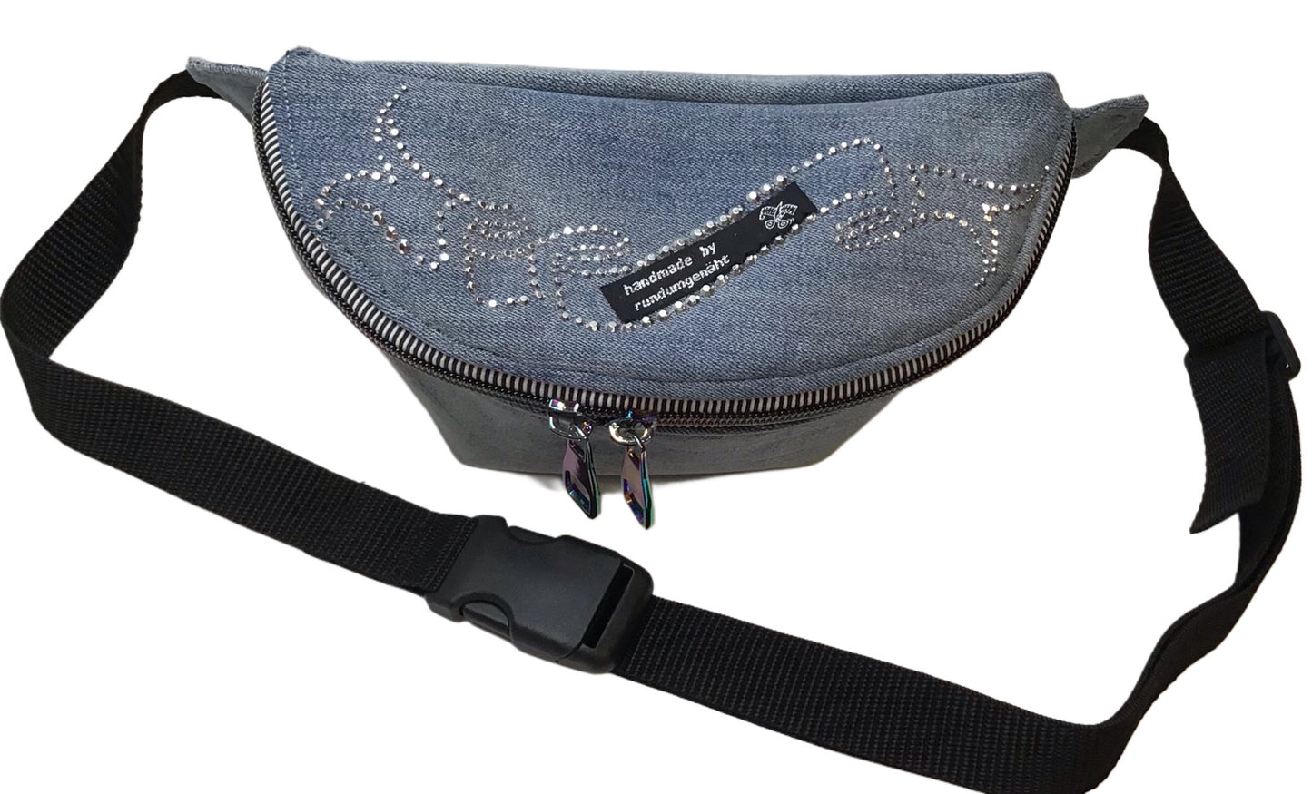 Upcycling Bauchtasche Jeans Unikat