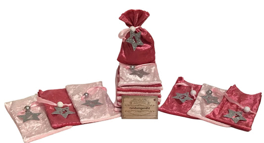 Adventskalender Säckchen Samt