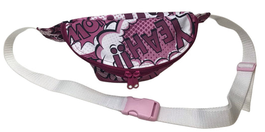 Handgefertigte Bauchtasche Magenta