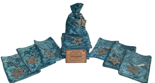 Adventskalender Säckchen Samt