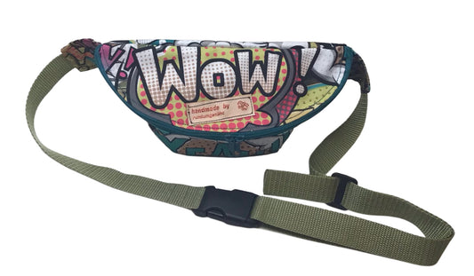 Handgefertigte Bauchtasche Comic