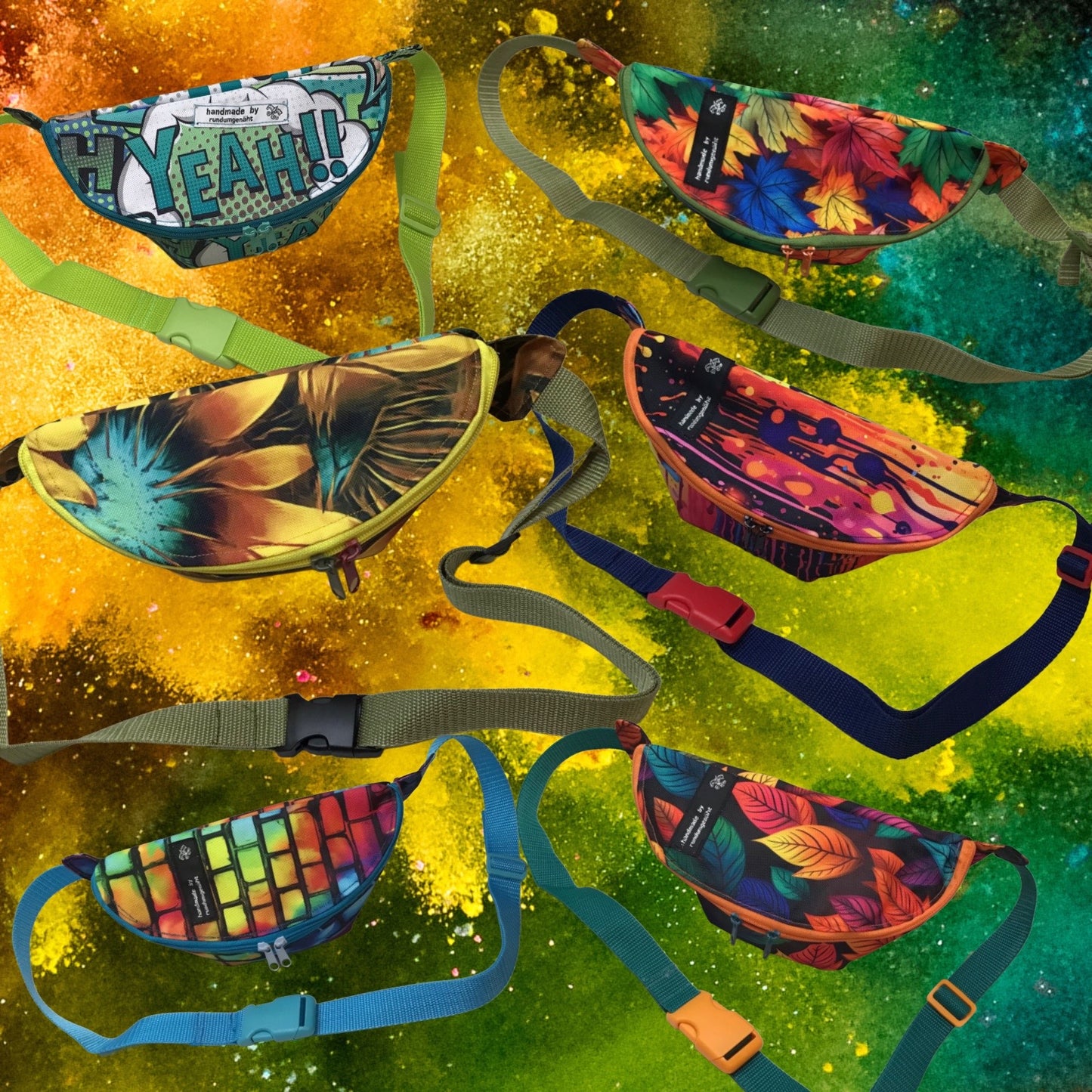 Handgefertigte Bauchtasche sling bag