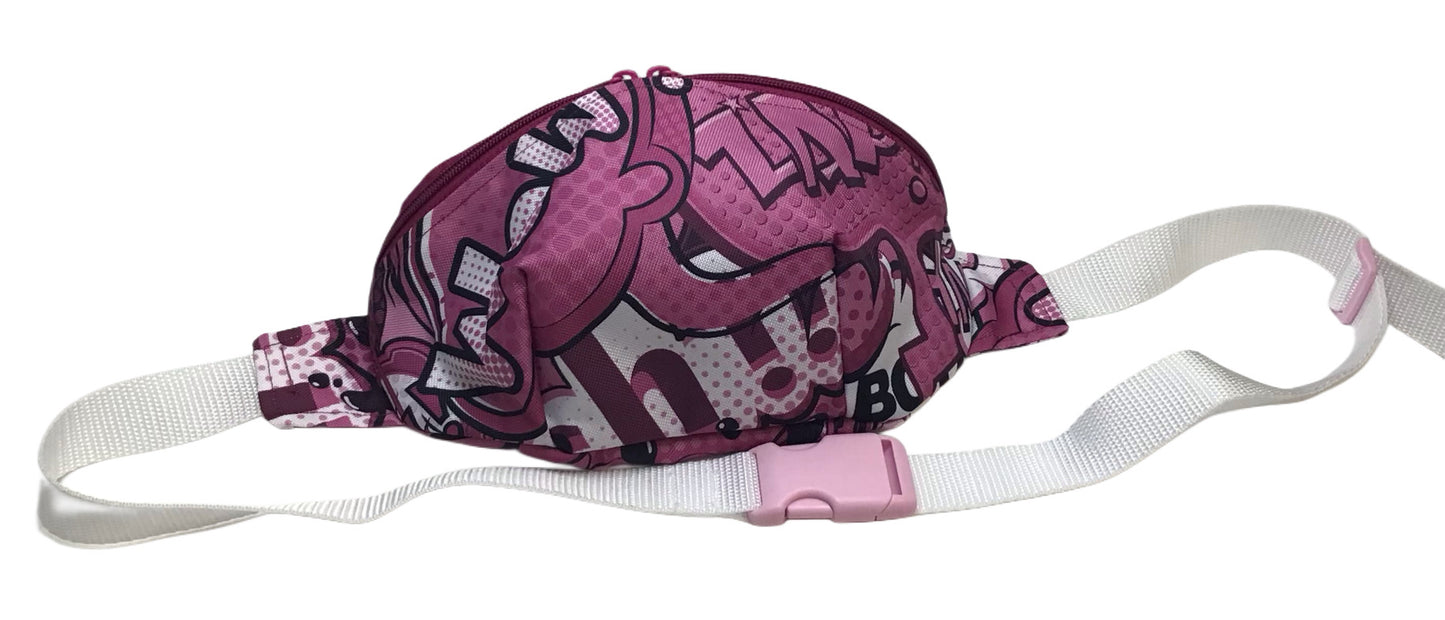 Handgefertigte Bauchtasche Magenta