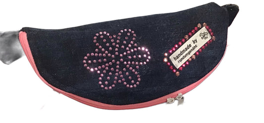 Upcycling Bauchtasche Jeans Unikat