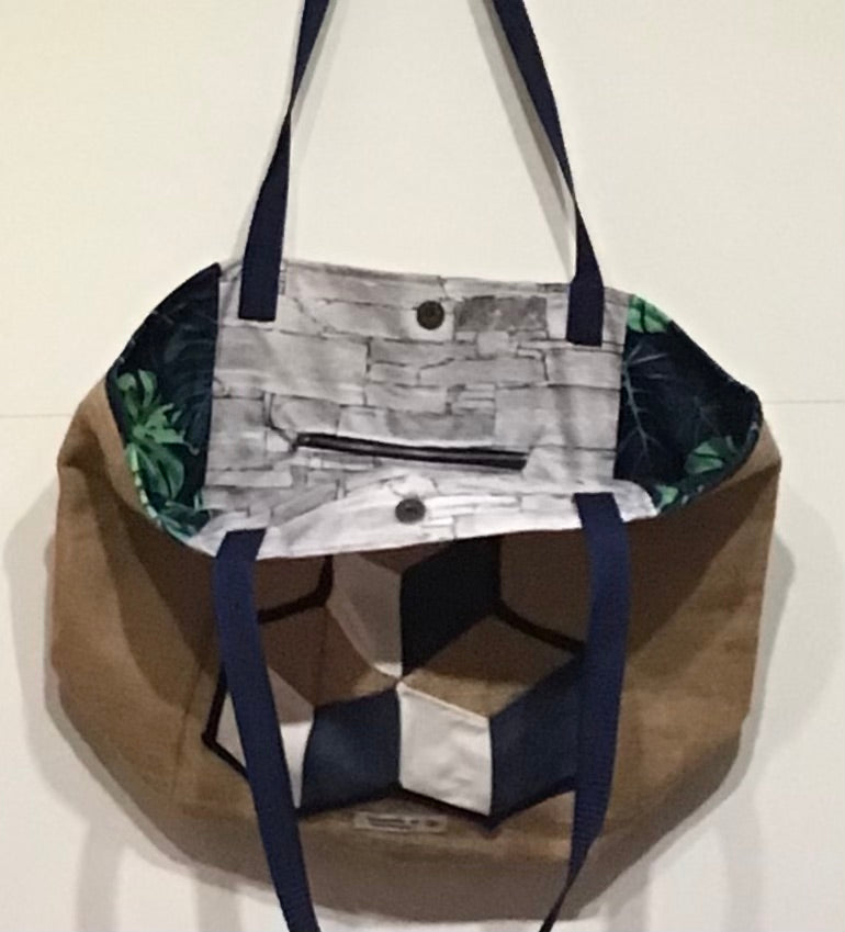 Upcycling Shopper aus Original Kaffeesack