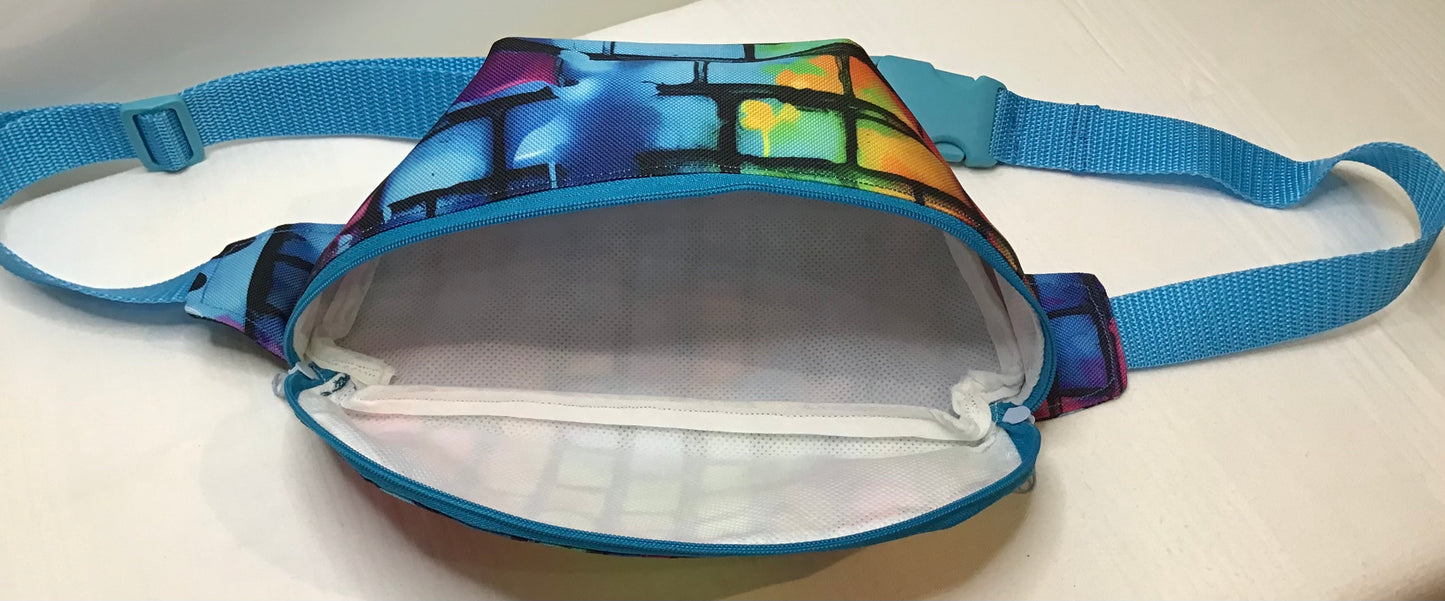 Handgefertigte Bauchtasche