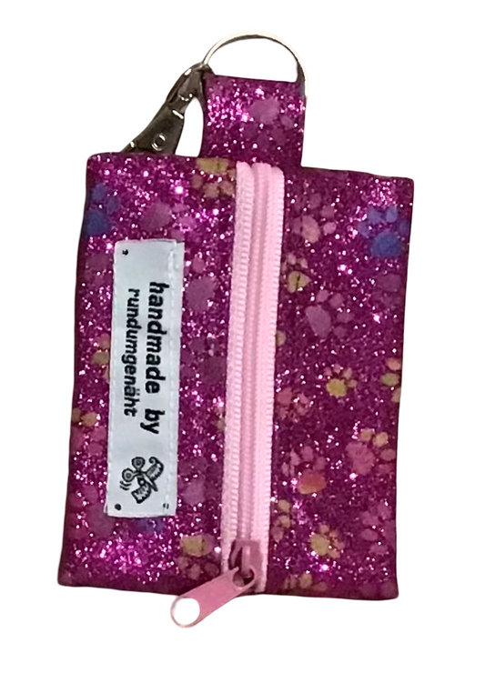 Tasche für Hundebeutel glitzer