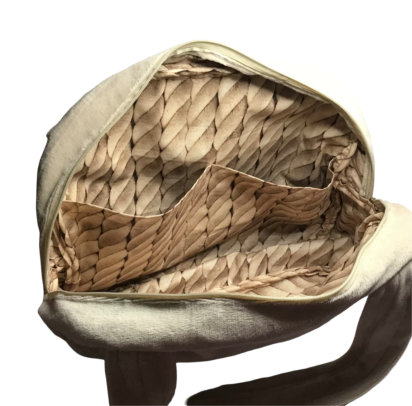 Handtasche aus Plüsch